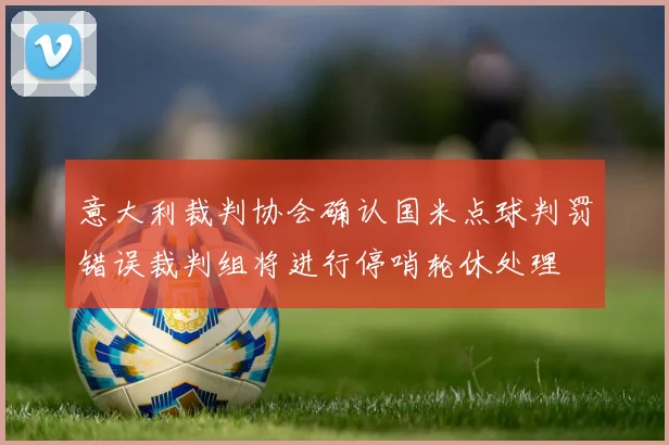 意大利裁判协会确认国米点球判罚错误裁判组将进行停哨轮休处理